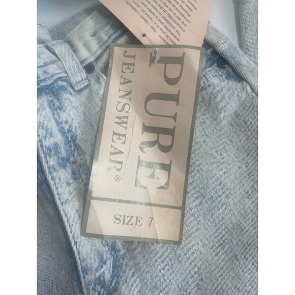 Pure Brand Vintage Old Stock New Acid Washed 80s Mom Jeans Size 7 - Picture 12 of 12